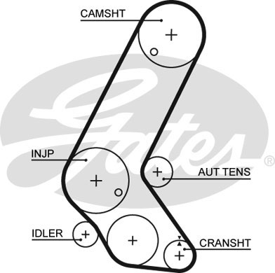 Honda 2.2 diesel engine cambelt #2